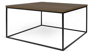 Konferenční stolek s deskou v dekoru ořechu a černýma nohama TemaHome Gleam