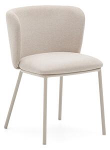Béžové čalouněné jídelní křeslo Ciselia – Kave Home