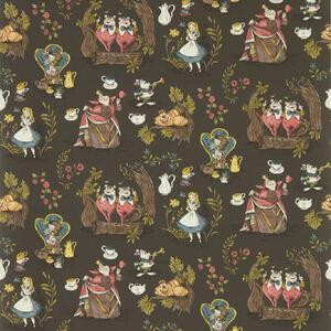 Sanderson Alice In Wonderland Odstín tapety: Chocolate