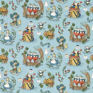 Sanderson Alice In Wonderland Odstín tapety: Puddle Blue