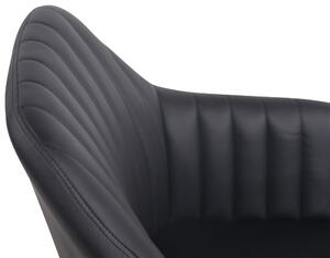 Kancelářská židle Alford - umělá kůže | černá