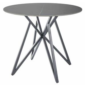 Jídelní stůl Cyrano 90 cm, šedá / černá