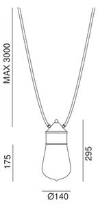 Stropní světlo Il Fanale Drop 270.02.ORT