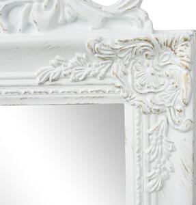 Volně stojící zrcadlo Watrerpar - barokní styl - bílé | 160x40 cm