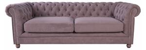 Solenzara Čalouněná pohovka Chesterfield - 200cm - NC-7120 Látkové čelounění: TC-186, Povrchová úprava nohou: Whitewash M Beech P132A