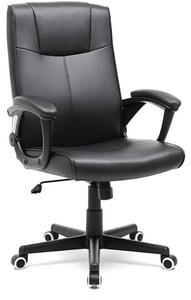 SONGMICS Kancelářská židle koženková, ergonomická, výškově nastavitelná