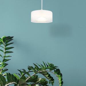 Belinda LED závěsné světlo, Ø 15 cm, bílá, sklo