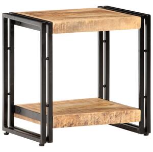 Odkládací stolek Purleigh - 40x30x40 cm | hrubé mangovníkové dřevo