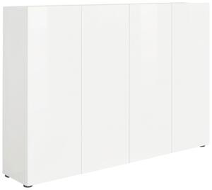 BOTNÍK, bílá, 160/115/34 cm Xora - Botníky