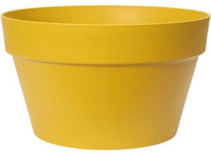 Květináč Loft Urban Bowl 35 cm, žlutá