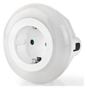 Nedis LNLGSOCK01 - LED Noční světlo se senzorem LED/0,6W/230V