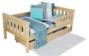Dětská postel SIA + rošt, 160x80, borovice