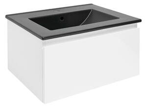Koupelnová skříňka s umyvadlem SAT B-Way 59x30x45 cm bílá lesk BWAY60WU4B