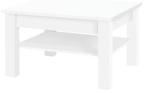 Konferenční stolek CESIRO, 80x48x80, bílá