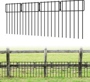 Zahradní plot - Ochrana proti zvířatům - Nerezový kov - 6,27 m - Sada 19 panelů
