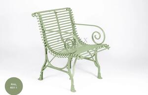 Kovová židle Arras Armchair A1 Barva: Roseda Green - RAL 6011, Galvanizace: Nic
