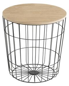 Design Scandinavia Konferenční stolek Pavola, 39 cm, černá