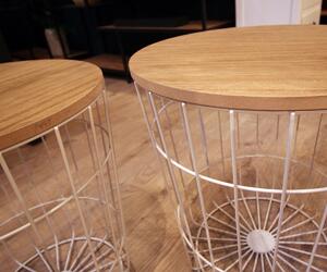 Design Scandinavia Konferenční stolek Pavola, 39 cm, bílá
