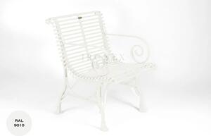 Kovová židle Arras Armchair A1 Barva: Pure White - RAL 9010, Galvanizace: Nic