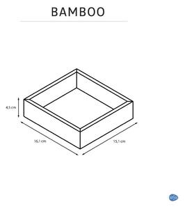 Senseo M - Bambusový organizér, vložka do zásuvky, BAMBUS SENSEA (15x16)