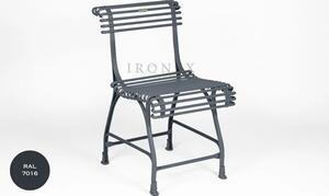 Kovová židle Arras US Chair C2 Barva: Anthracite Grey - RAL 7016, Galvanizace: Nic
