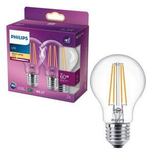 SADA 2x LED Žárovka VINTAGE Philips E27/7W/230V 2700K