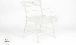 Kovová židle Arras US Armchair A3 Barva: Pure White - RAL 9010, Galvanizace: Nic