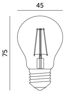 LED žárovka E27/1,3W/230V 2700K