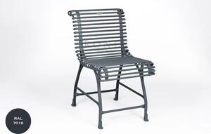 Kovová židle Arras Chair C1 Barva: Anthracite Grey - RAL 7016, Galvanizace: Nic