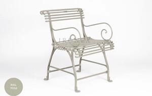 Kovová židle Arras US Armchair A3 Barva: Pebble Grey - RAL 7032, Galvanizace: Nic