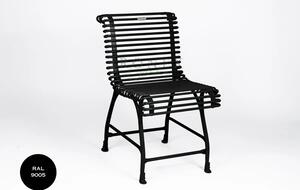 Kovová židle Arras Chair C1 Barva: Jet Black - RAL 9005, Galvanizace: Nic