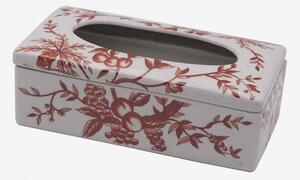Porcelánový box na kapesníky s ovocem