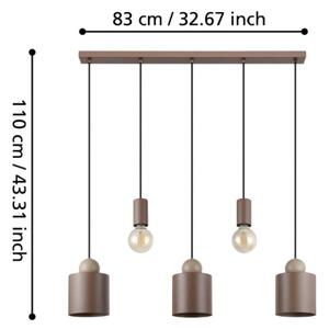 Eglo 900346 - Lustr na lanku GAZZOLA 5xE27/40W/230V