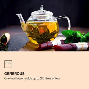 Feelino Bedida, čajová konvice, 1300 ml, 6 x čajový květ, mix