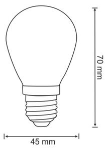 SADA 2x LED Žárovka PARTY E27/0,5W/36V 2200K