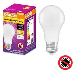 LED Antibakteriální žárovka A60 E27/8,5W/230V 2700K - Osram