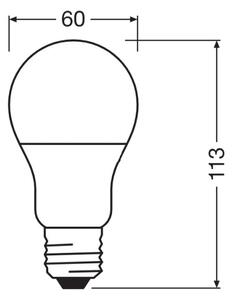 LED Antibakteriální žárovka A60 E27/8,5W/230V 6500K - Osram