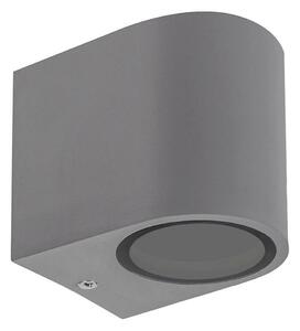 Venkovní nástěnné svítidlo PARETE 1xGU10/6W/230V IP54 šedá