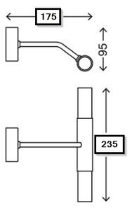 Briloner 2096-022 - LED Nástěnné svítidlo 2xG9/2,25W/230V