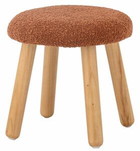 Hnědá čalouněná dětská stolička Bloomingville Aksel 29 cm