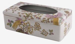 QaQ Porcelánový box na kapesníky s přírodním vzorem