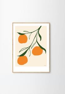 Autorský mini plakát Orange by Anna Mörner A5