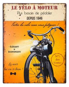Retro plechová cedule - Motorka