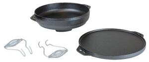 Dvoudílná litinová multifunkce Lodge "Cook-It-All"