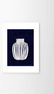 Autorský plakát Blue Vase by Ana Frois 30x40 cm