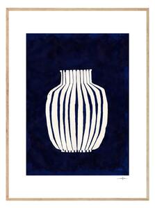 Autorský plakát Blue Vase by Ana Frois 30 x 40 cm