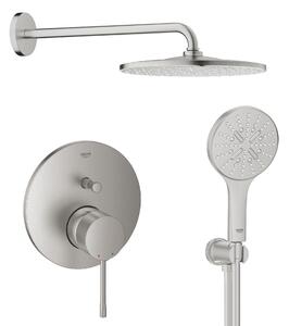 Sada hlavová sprchá s ramenem Grohe Rainshower 26558DC0, vanová baterie Grohe Essence 24058DC1, 26574DC0, 26658DC0, 28362DC1