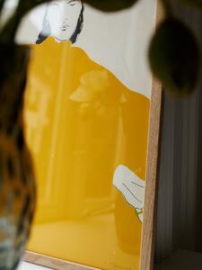 Autorský plakát Yellow Dress by Rosie McGuinness 50x70 cm