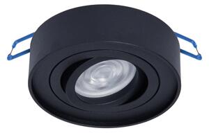 Podhledové bodové svítidlo NUSA 1xGU5,3/MR16/50W/12V kulatý černá