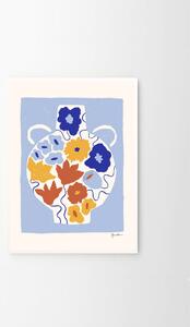 Autorský plakát Flower Pot by Frankie Penwill 40 x 50 cm